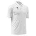 Aulos Polo WHT/SLV XXS Teknisk poloskjorte - Unisex